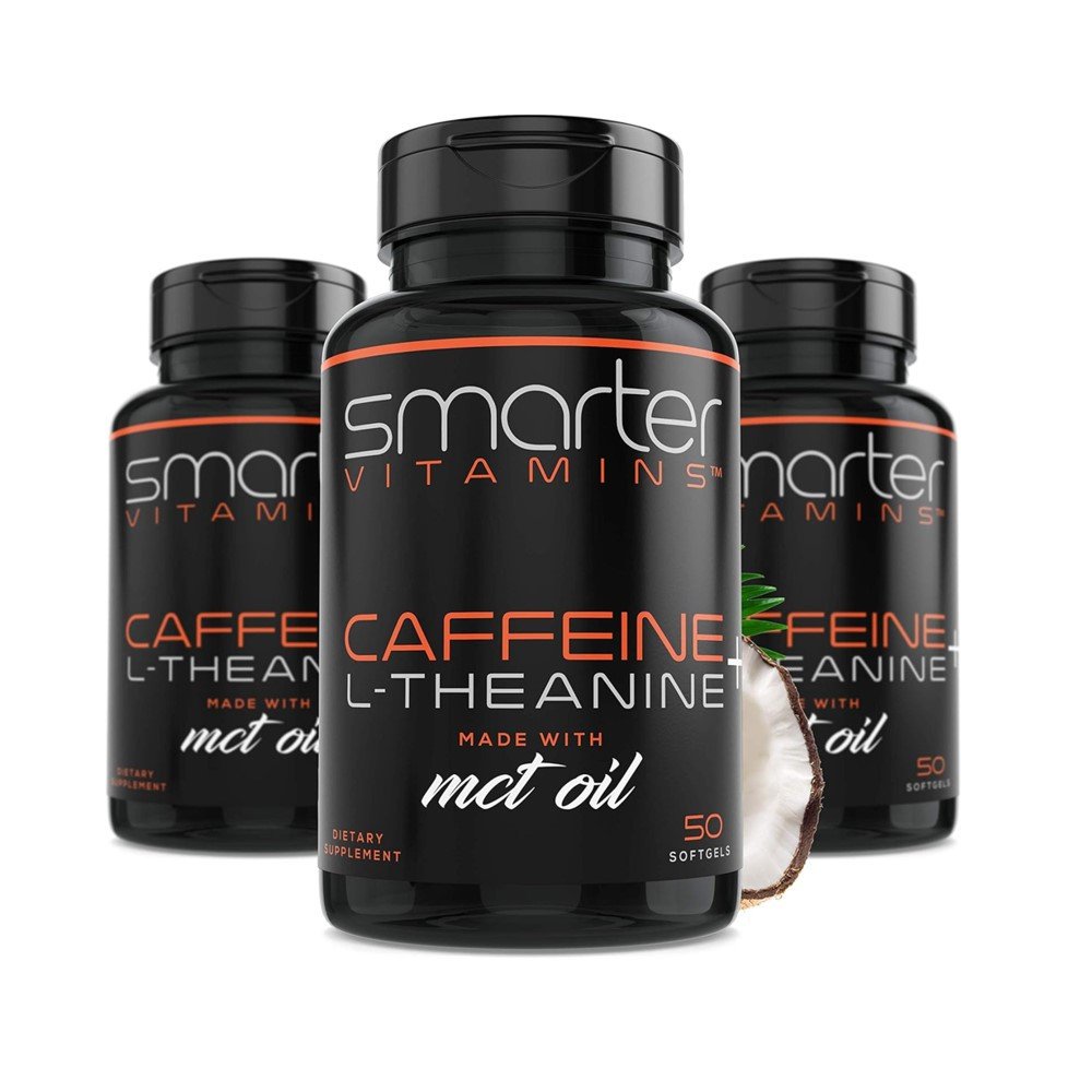 Smarter Vitamins Caffeine L-Theanine Softgels