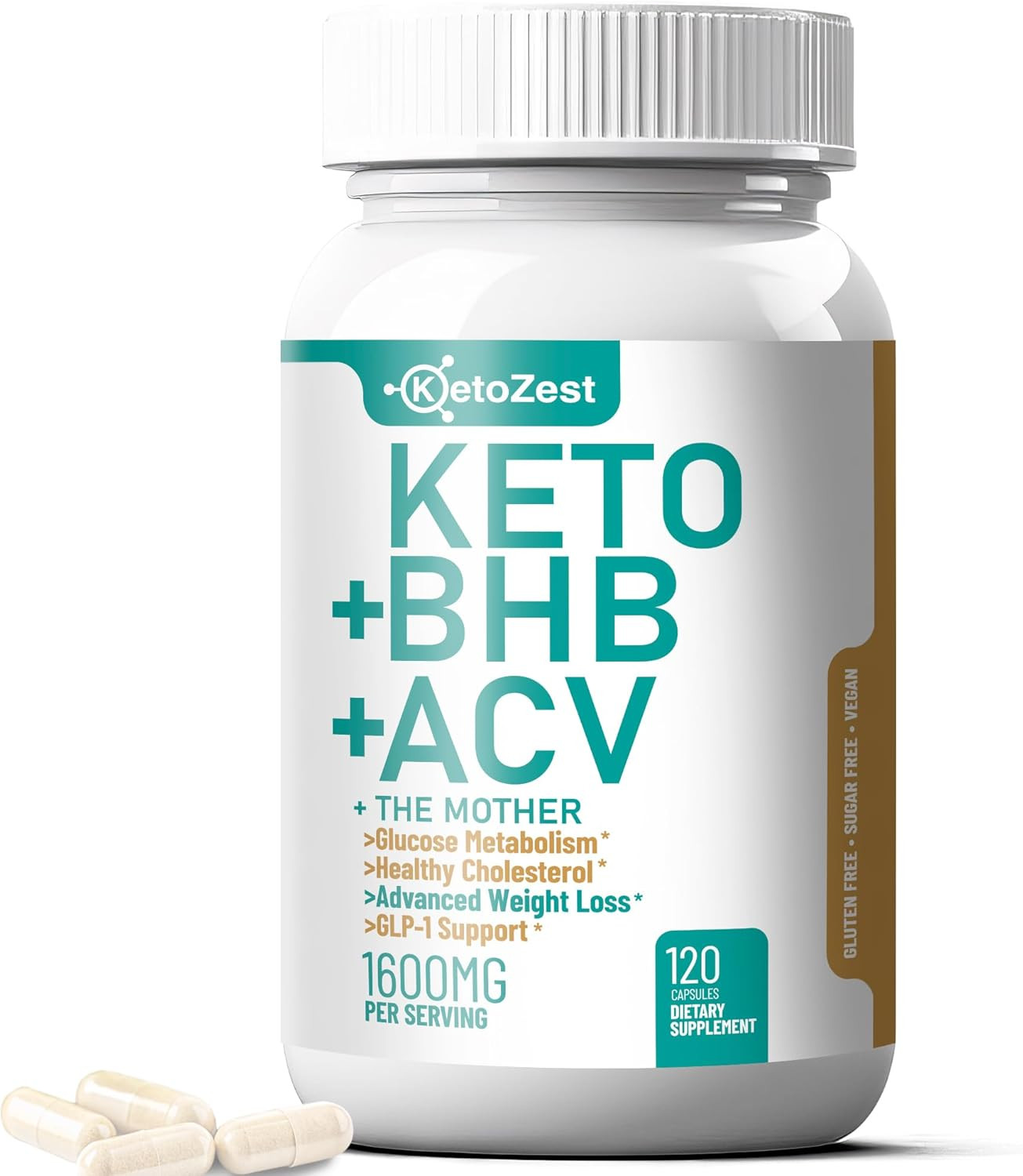 KetoZest Keto ACV BHB Capsules