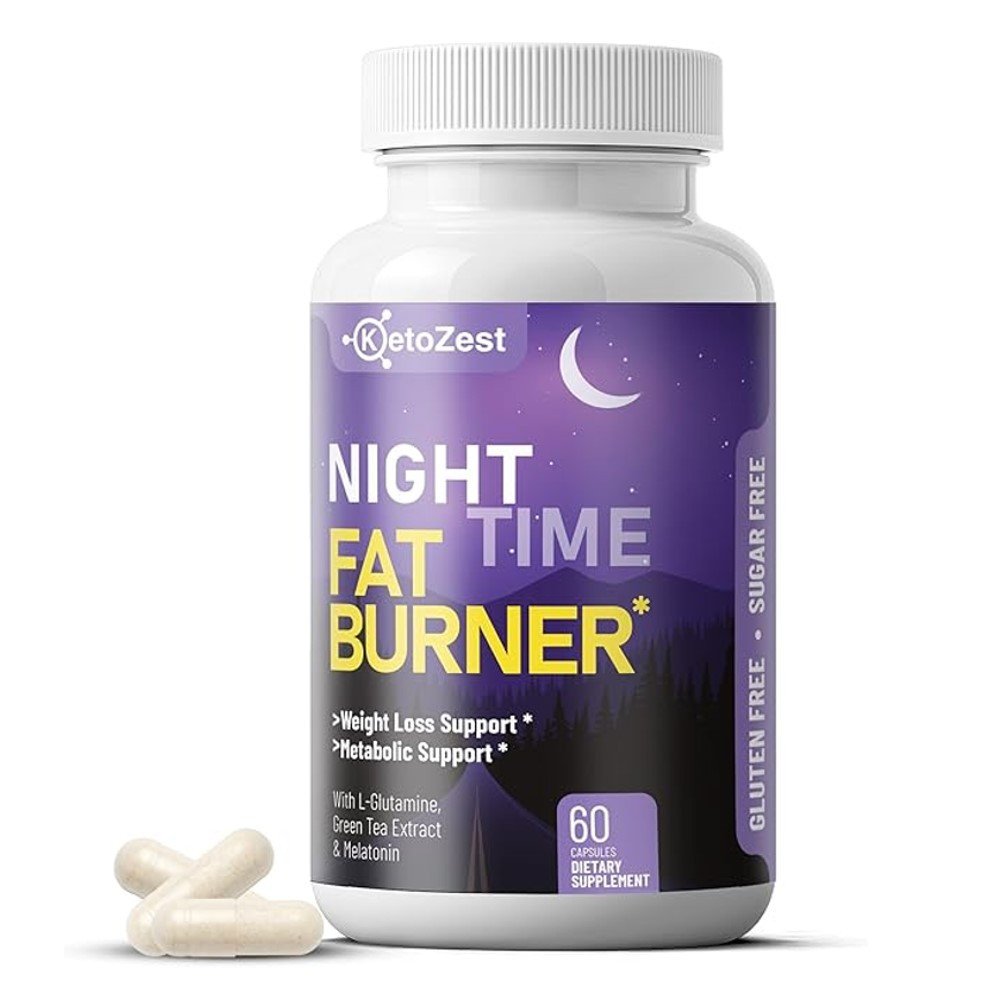 KetoZest Night Time Fat Burner Capsules